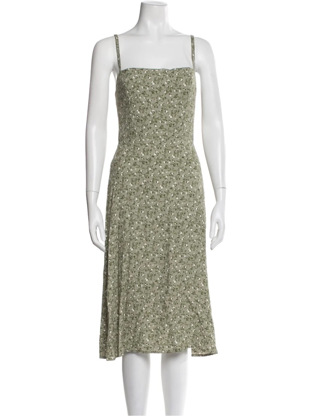 Reformation Afternoon Midi Dress in Juniper